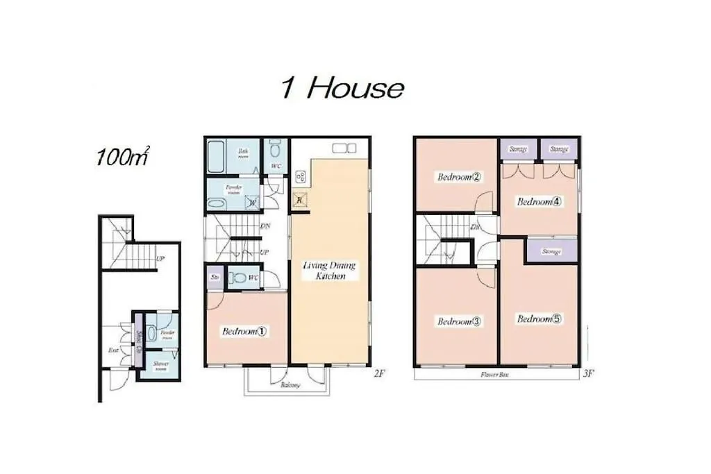 東京都CPMM 武蔵小山 Big house/in Meguroアパートメント アパート 東京都